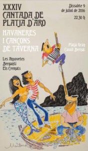 Platja D'Aro Cantada d'Havaneres 2016 Els Cremats