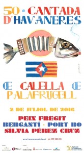 Cartell 50 cantada d'Havaneres calella de palafrugell 2016