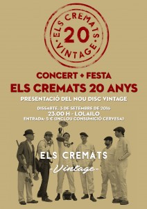 Lolailo Els Cremats 20 anys